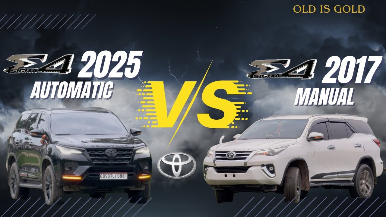 2025 Toyota Fortuner sigma 4🔥VS 2017 Toyota Fortuner sigma 4🔥 | Comparison Test | DONUTS😵🤯