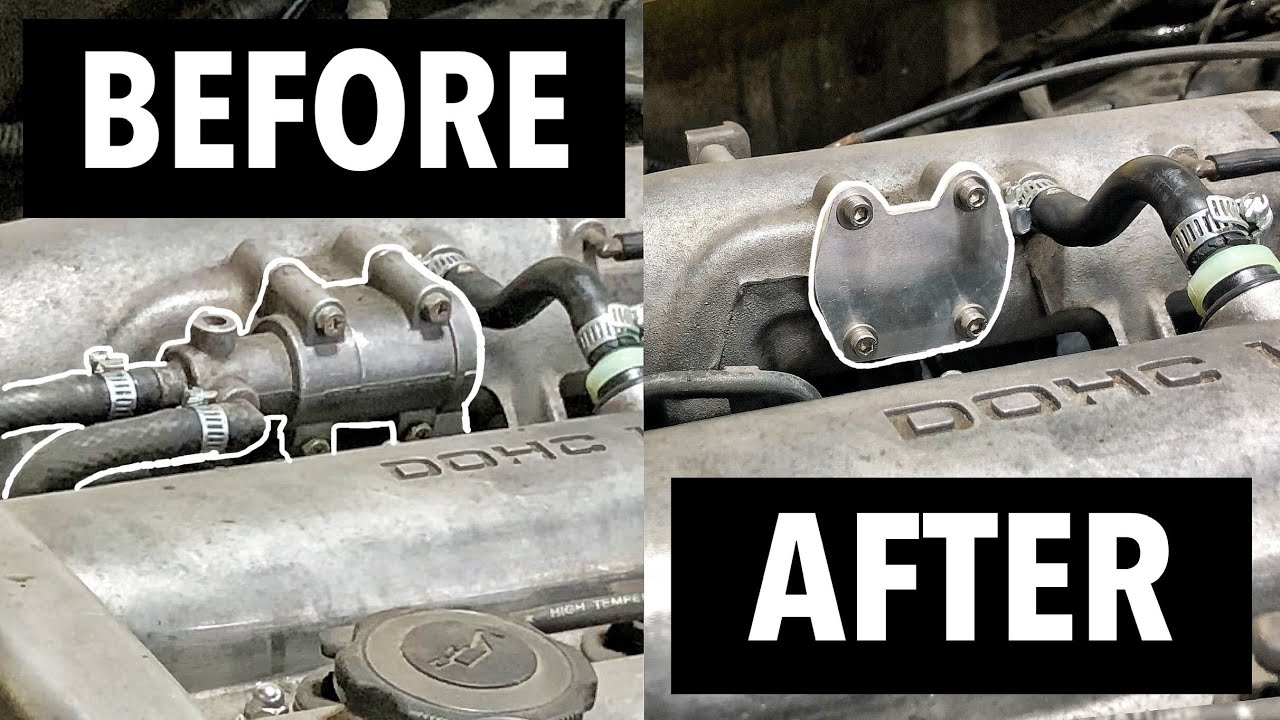 IACV Delete on my 1.6L mx-5 Mazda Miata Engine