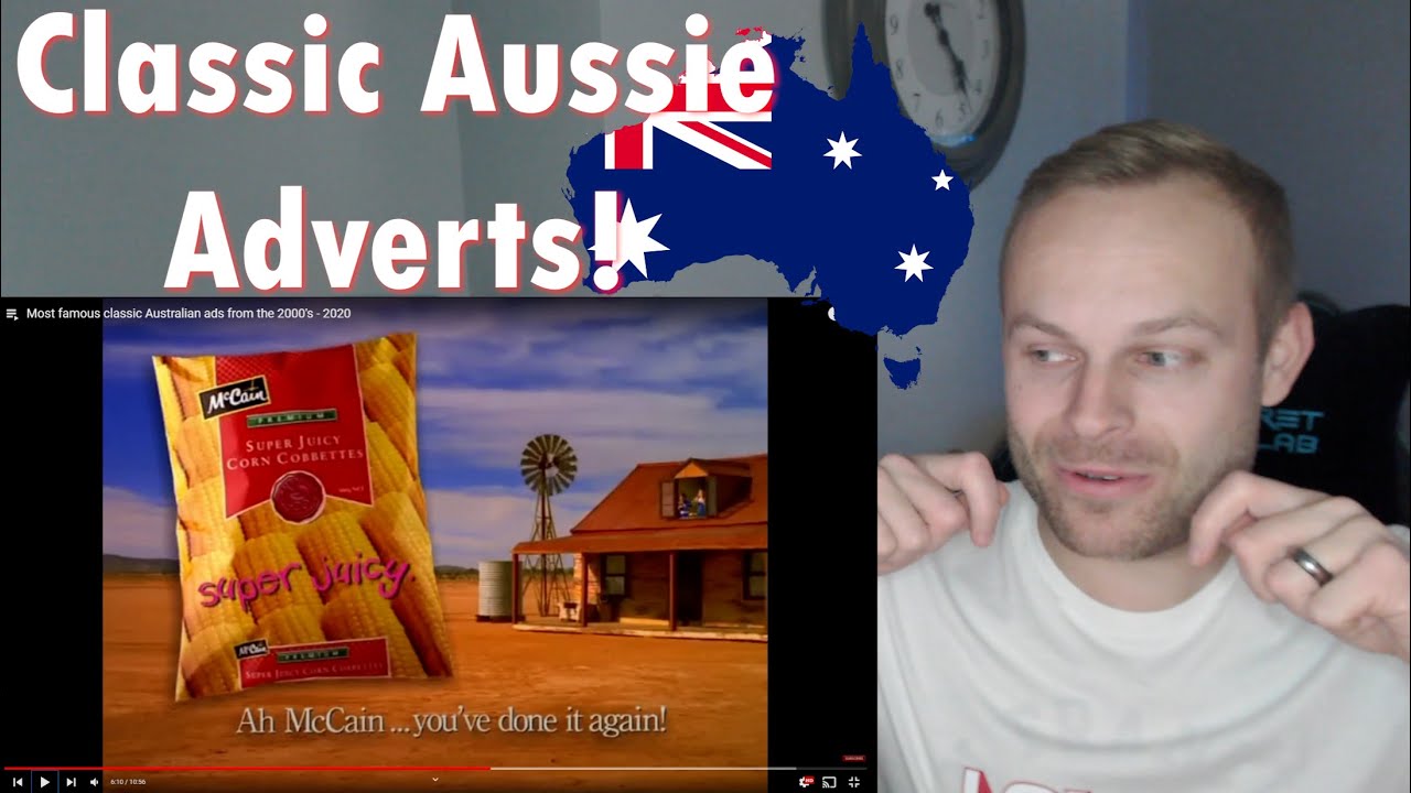 Rob Reacts to... Most famous classic Australian ads from the 2000's - 2020