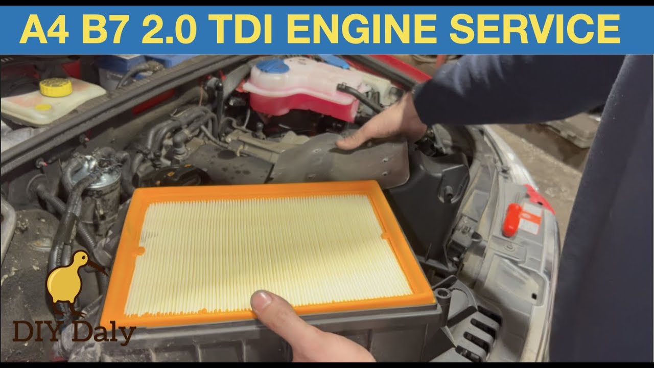 Audi A4 2.0 TDI B7 Engine Service