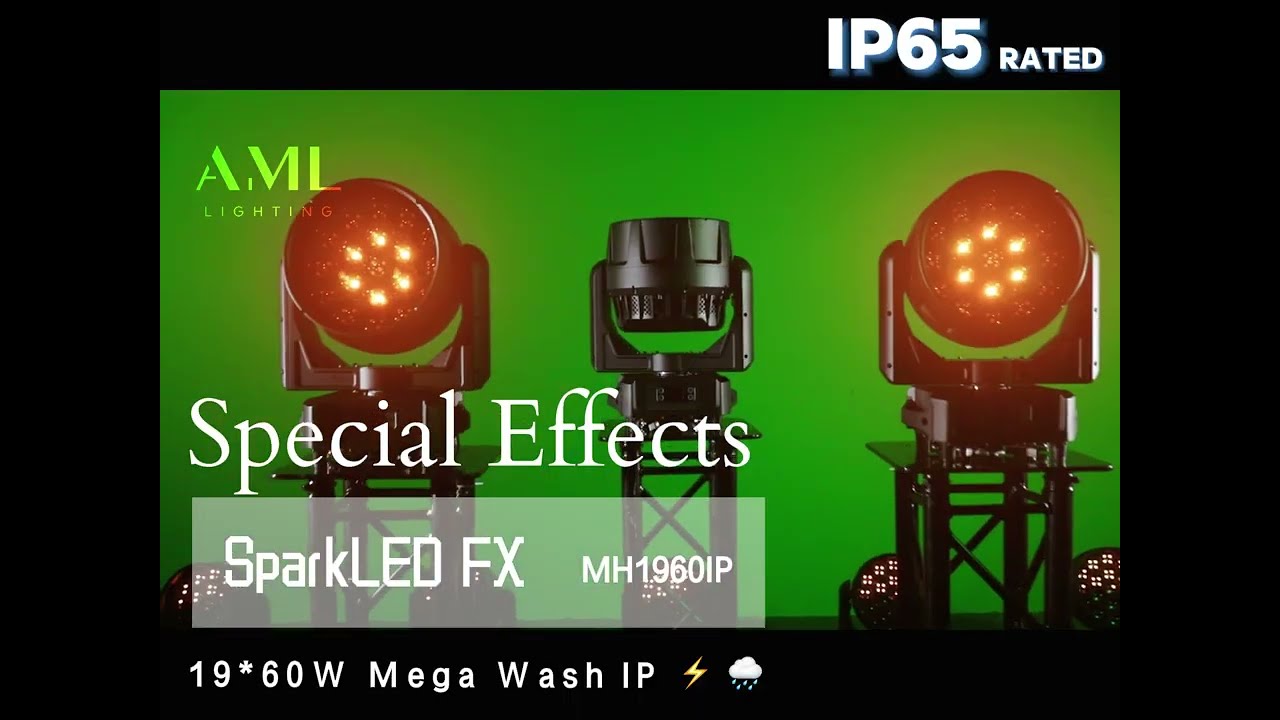 Special Effects SparkLED FX – MH760IP & MH1960IPSetting New Standards in Stage Lighting Excellence!