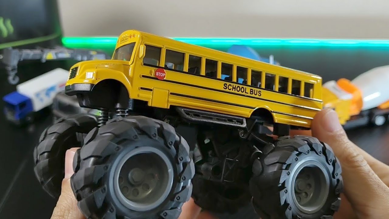 Toy cars and trucks unboxing 