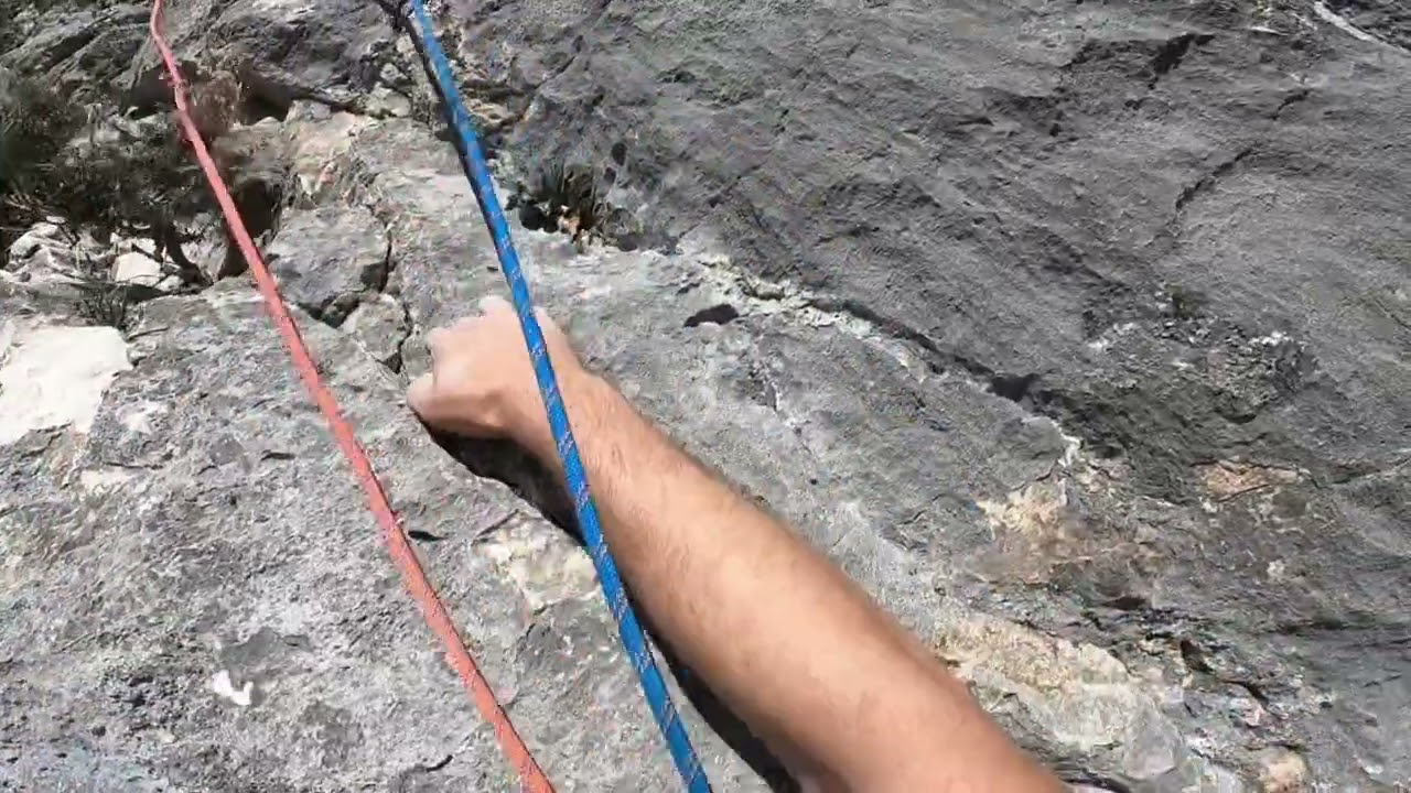 Escalade Grande voie - Presles - Kit ou double 6b - Octobre 2022