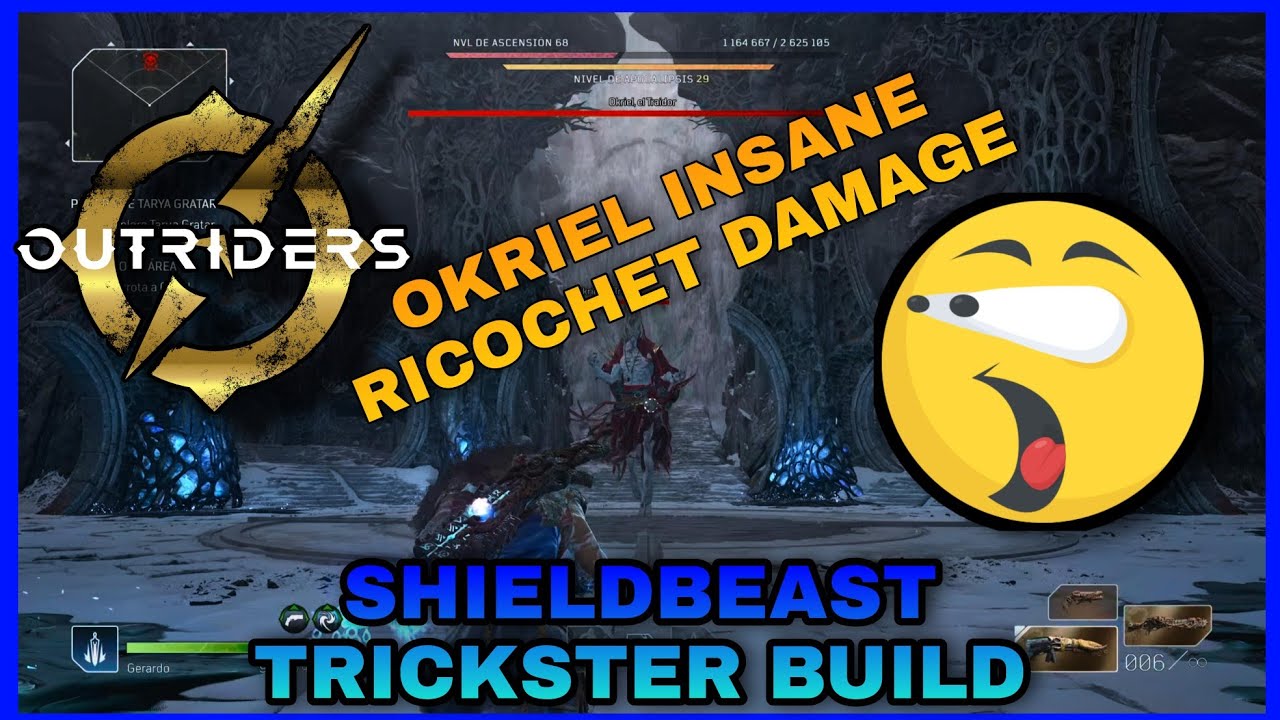 OUTRIDERS - One Shot Kills All Marked Enemies (Shieldbeast Trickster Build)