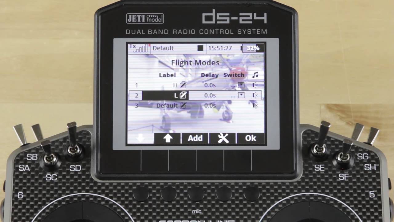 Advanced Programming: Gyro Settings Menu