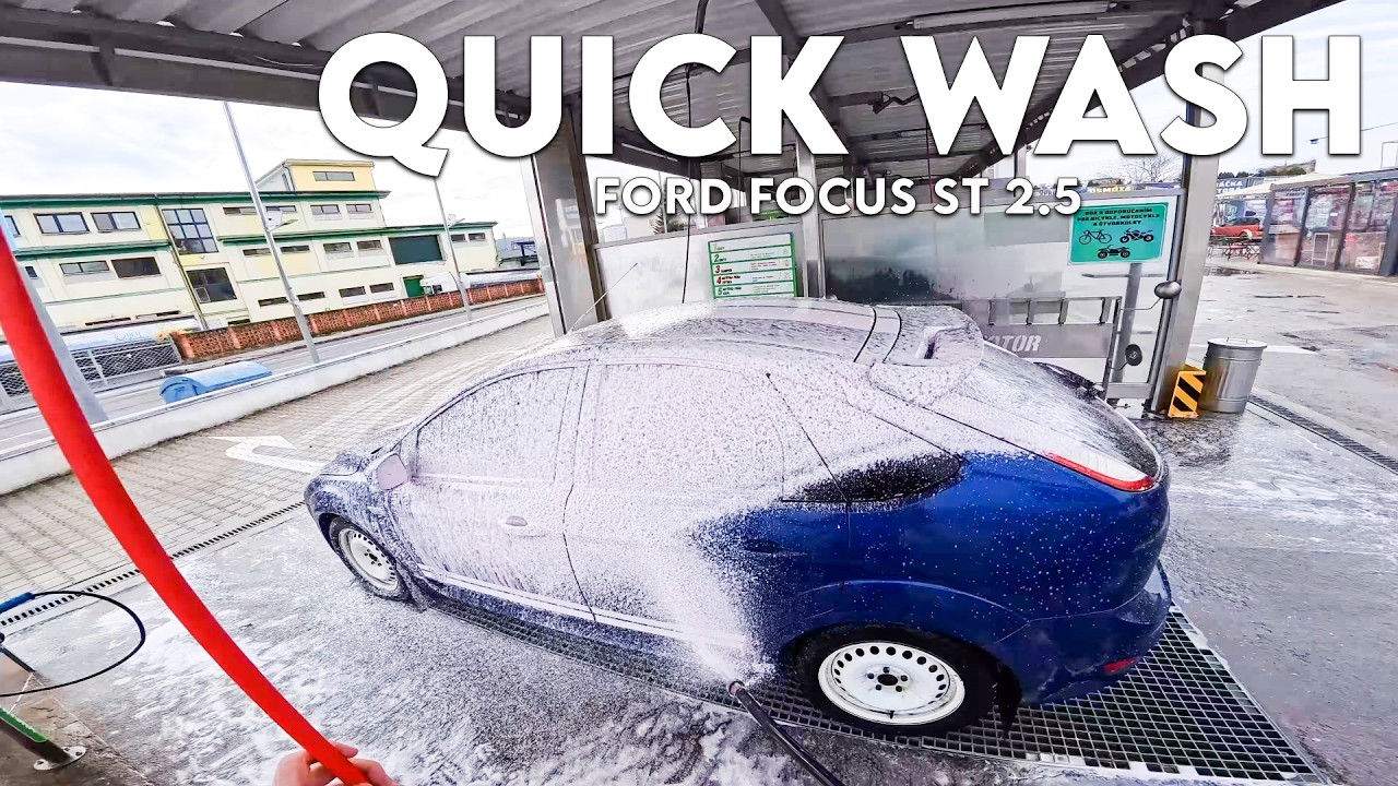 ⛄❄️🧼Quick Winter wash - Ford Focus ST 2.5 🧼❄️⛄