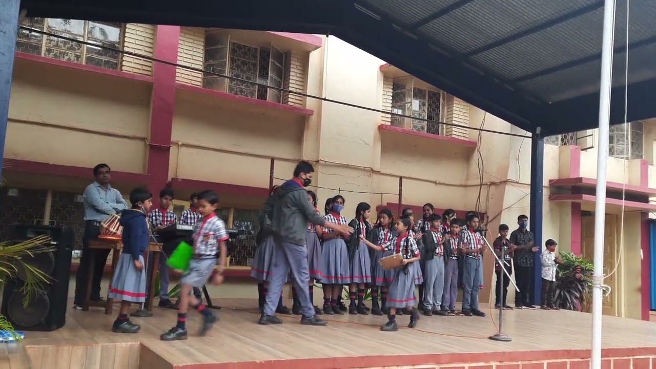 Assembly of My class 3B on 07.07.2022 in KV Donimalai.