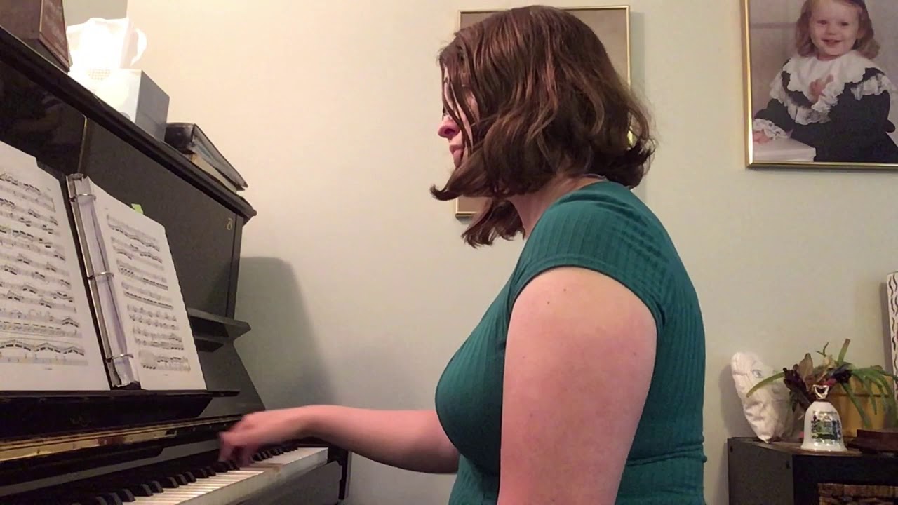 Mozart practice 4- a different piano!
