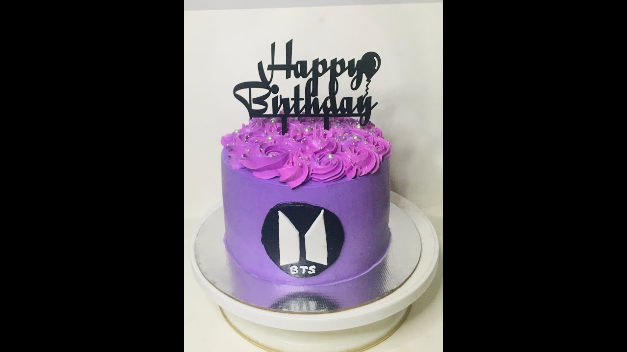 BTS theme cake |decorating ideas 