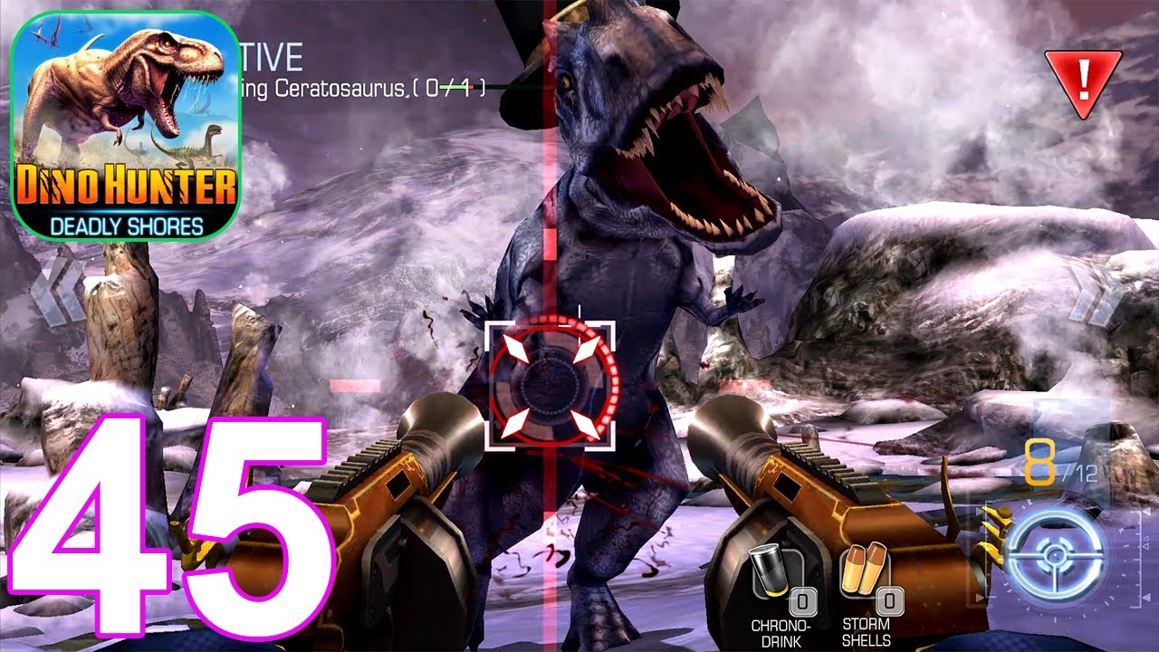 Dino Hunter Deadly Shores REGION 7-8 (iOS, Android) Gameplay - Ceratosaurus - Part 45