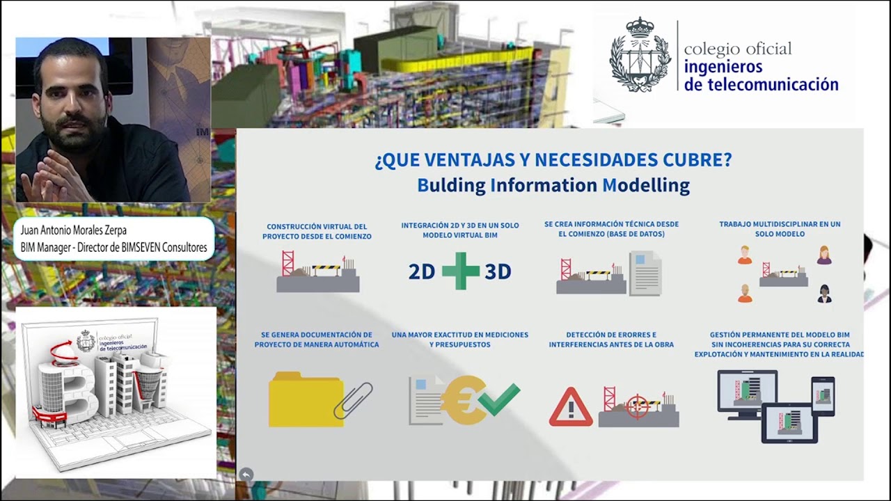 Webinar informativo sobre BIM para Telecomunicaciones (COIT)