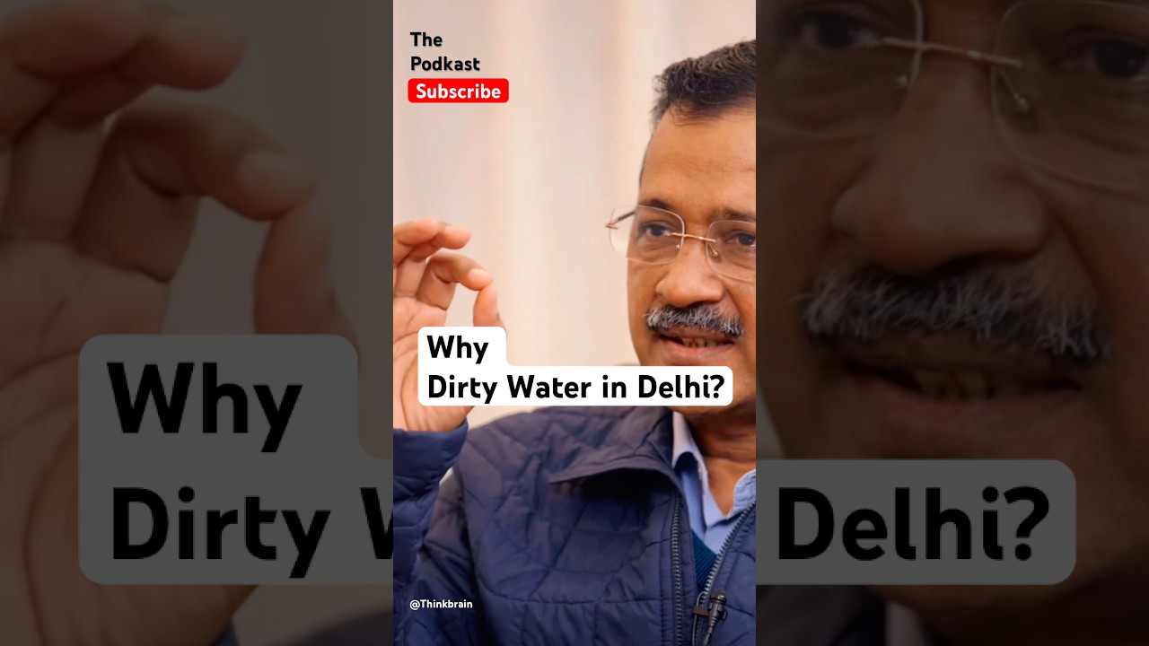 Arvind Kejriwal talk about Delhi Water crisis and Dirty water Supply? #watch #delhielection2025 #yt