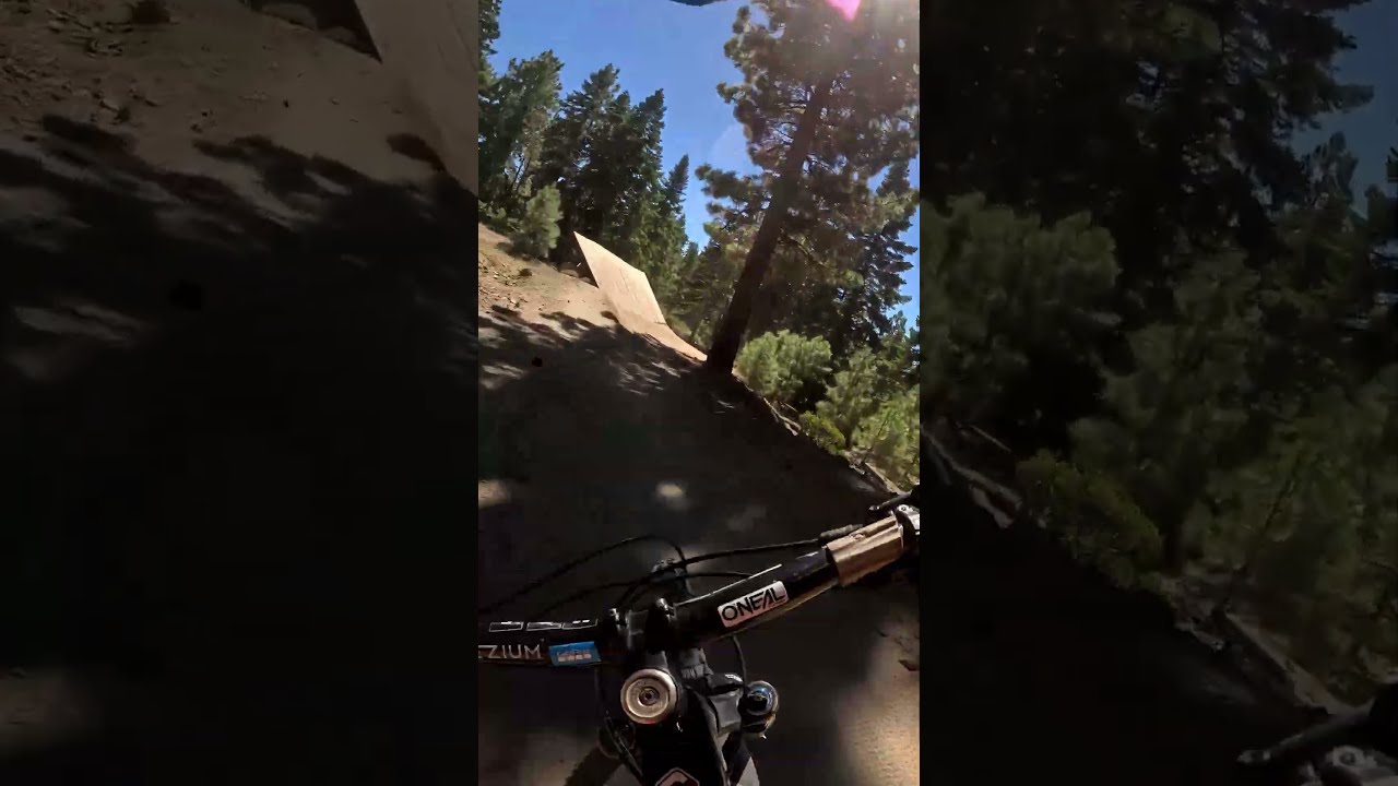 Jumps Wall Ride Blue Steel Edit MTB Snow Summit #mtbmor #shorts #mtb