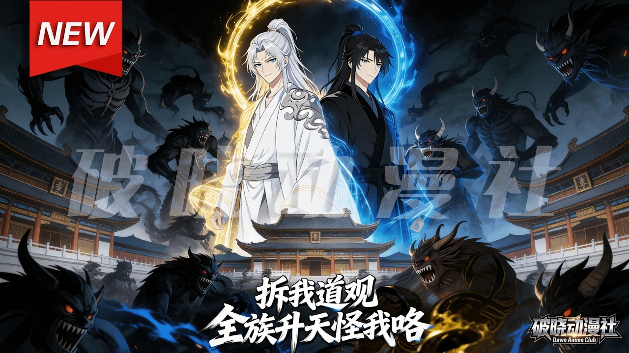 MULTISUB📢新番上线《拆我道观，全族升天怪我咯》第1~59集丨周长青以自身气运镇压龙脉怨念五百年，却遭柳氏后人强拆道观，释放怨念遭反噬接连遇祸... #漫剧 #破晓动漫社