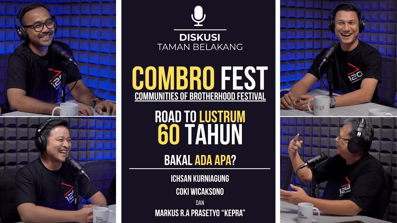 Combro Fest, Road to Lustrum 60 | Diskusi Taman Belakang