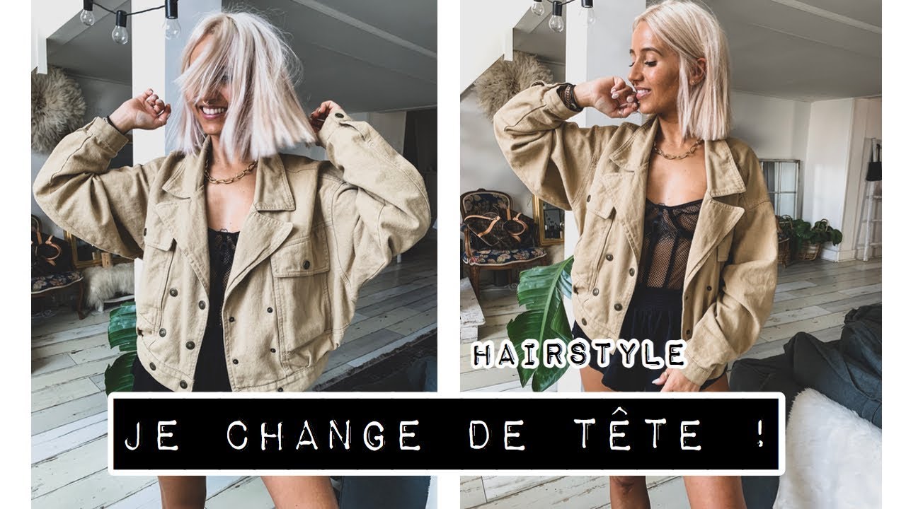 #COIFFEUR : JE PASSE AU CARRÉ ET AU BLOND BLANC