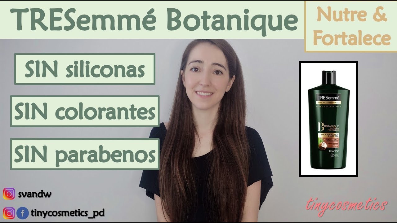 TRESemmé Botanique: champú nutre&fortalece con aceite de coco y aloe vera {tinycosmetics}
