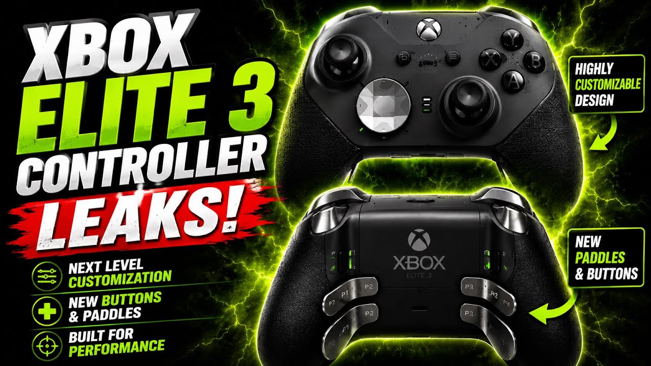 Kontroler do Xbox Elite Series 3 WYCIEKŁ! Nowe sterowanie i funkcje 👀🔥