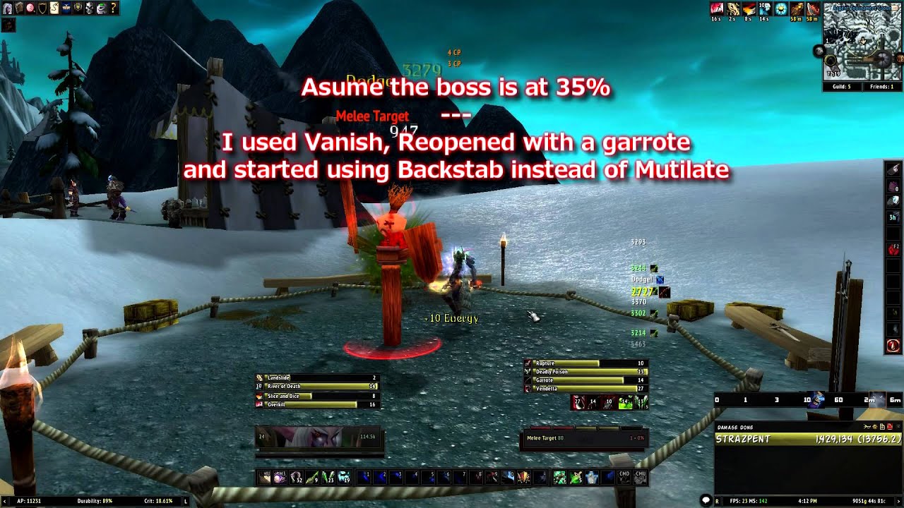Rogue DPS Guide : Assassination 4.3