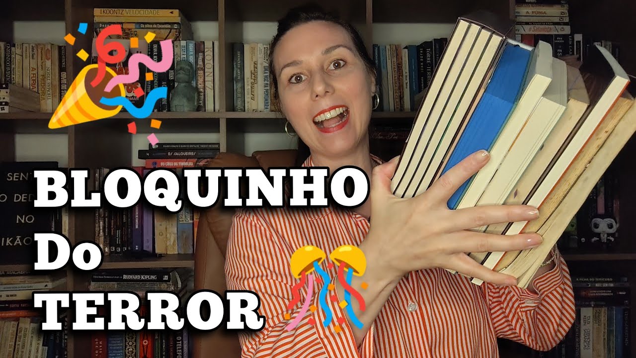 CARNAVAL DO TERROR: SELECIONEI 8 LIVROS DE TERROR PARA MARATONAR.