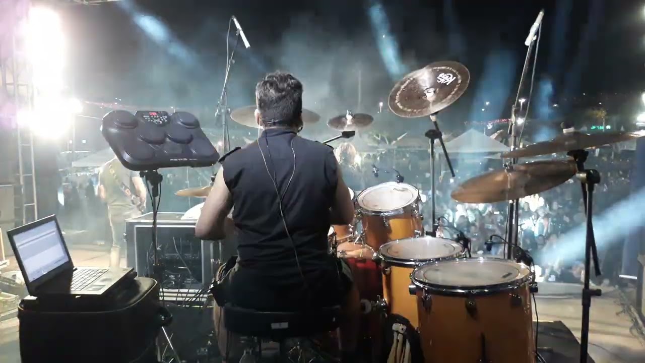 Kiko Zara drum cam - Alvorada Voraz - RPM ao vivo em Ilhéus BA - 2/07/22