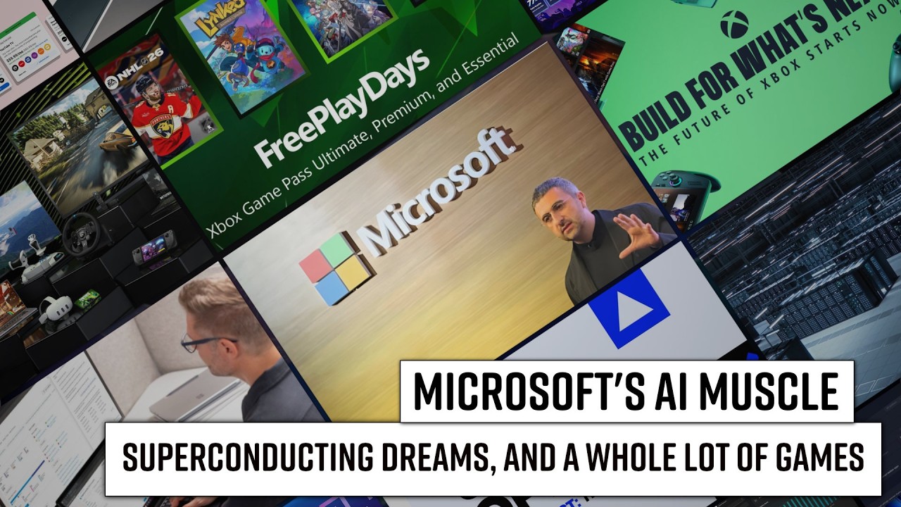 EP:85 Microsoft's AI Muscle, Superconducting Dreams, and a Whole Lot of Free Games