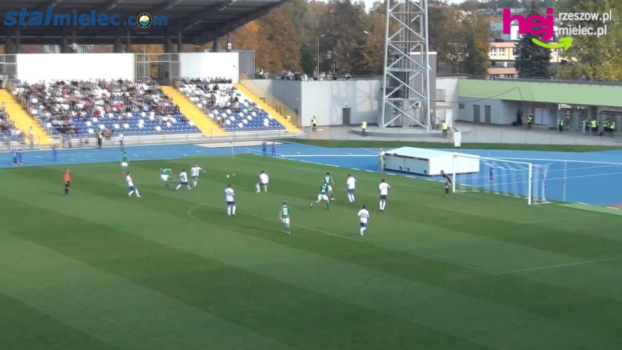 II liga piłkarska: STAL MIELEC - Radomiak Radom 1:0 SKRÓT, BRAMKA, KIBICE