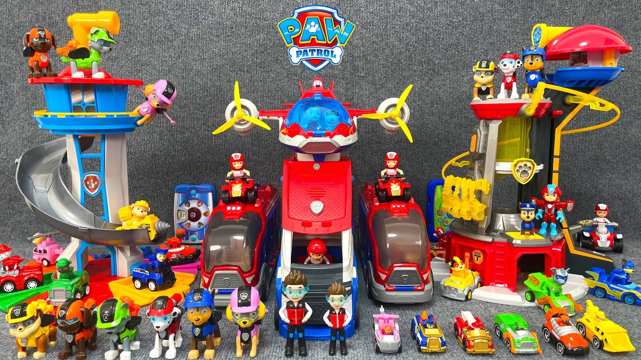 19 Minutes Satisfying with Unboxing Super Cool Paw Patrol Toys Collection Review | ASMR