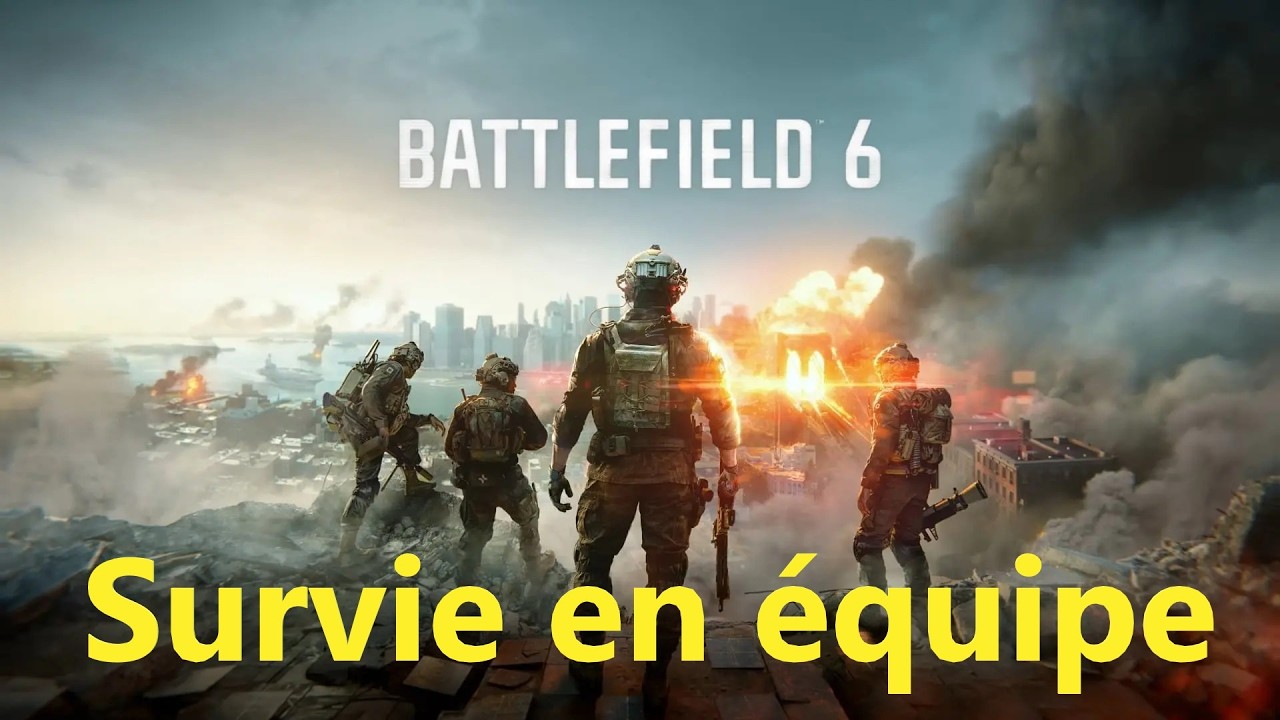 Ça survit en équipe sur battlefield 6 avec une équipe du tonnerre