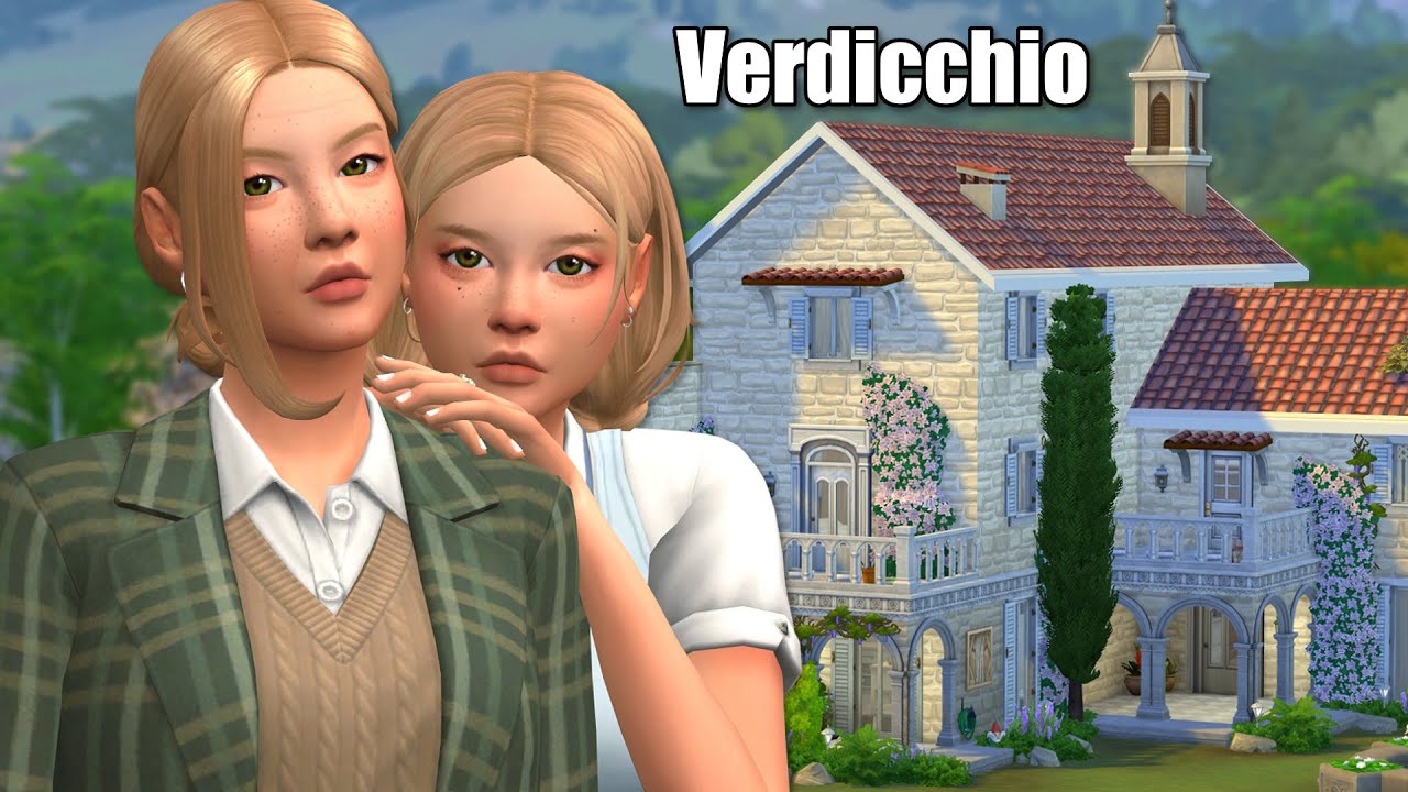 Construyo la Casa Familiar de Los Verdicchio ~ Los Sims 4