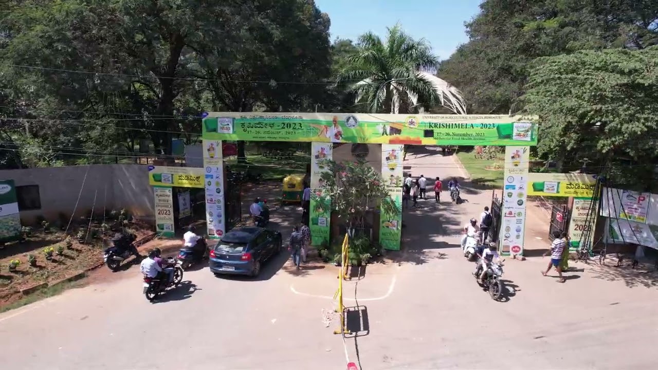 krishimela 2023 drone video coverage