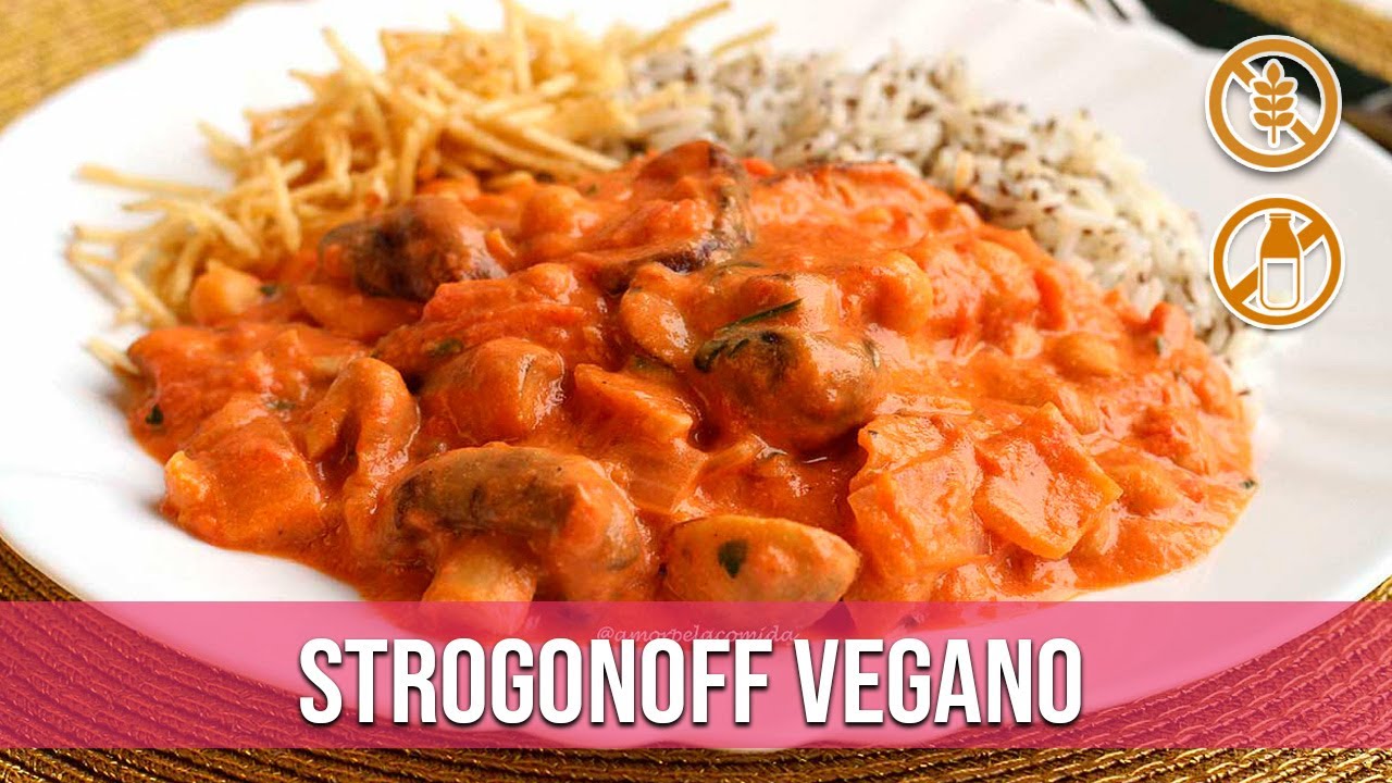 O MELHOR STROGONOFF VEGANO DA VIDA!