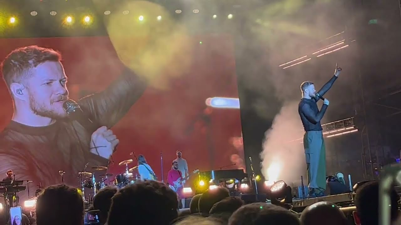 IMAGINE DRAGONS - Walking the Wire & crowd incident (Live @ Mad Cool Festival 2022)