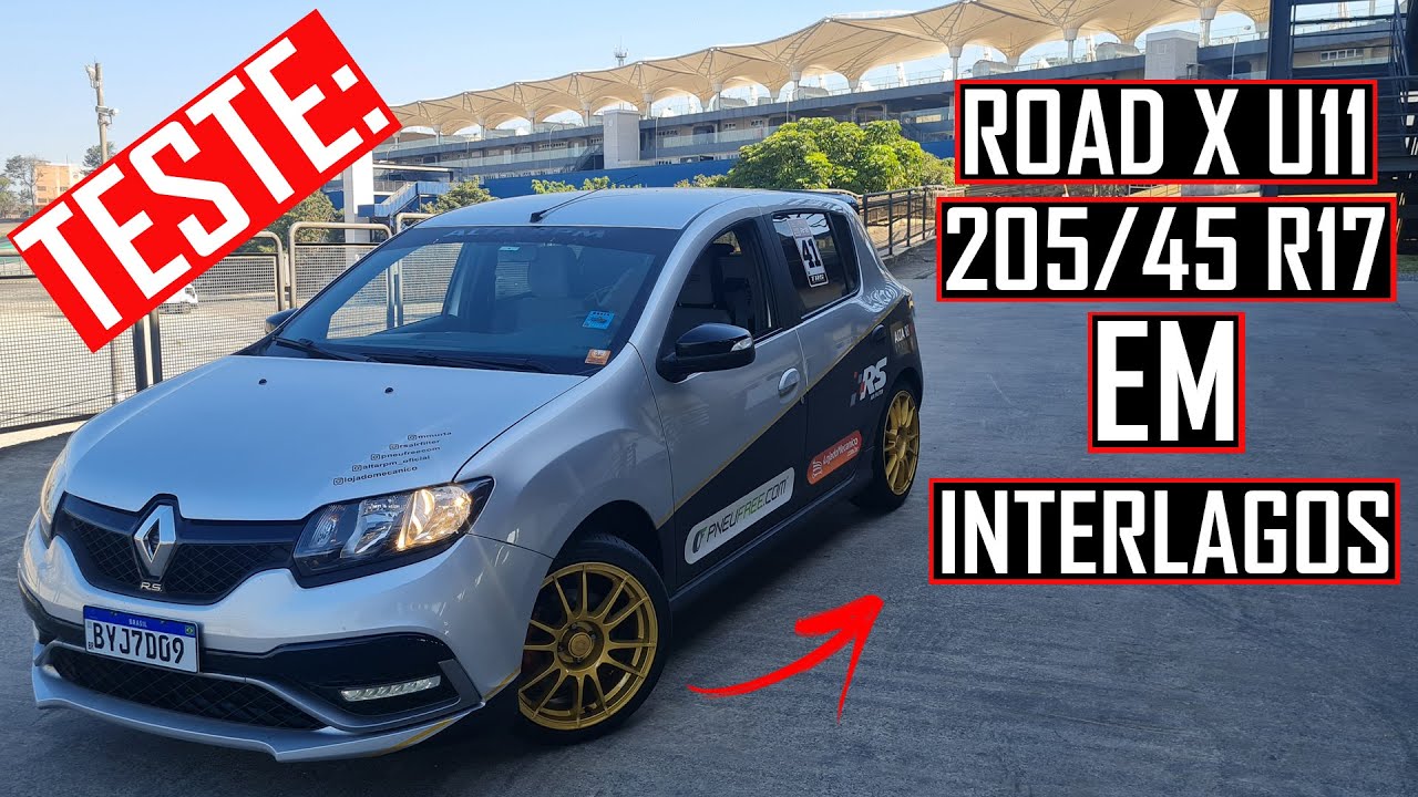 TESTE: Road X U11 205/45 R17 em Interlagos - Alta RPM