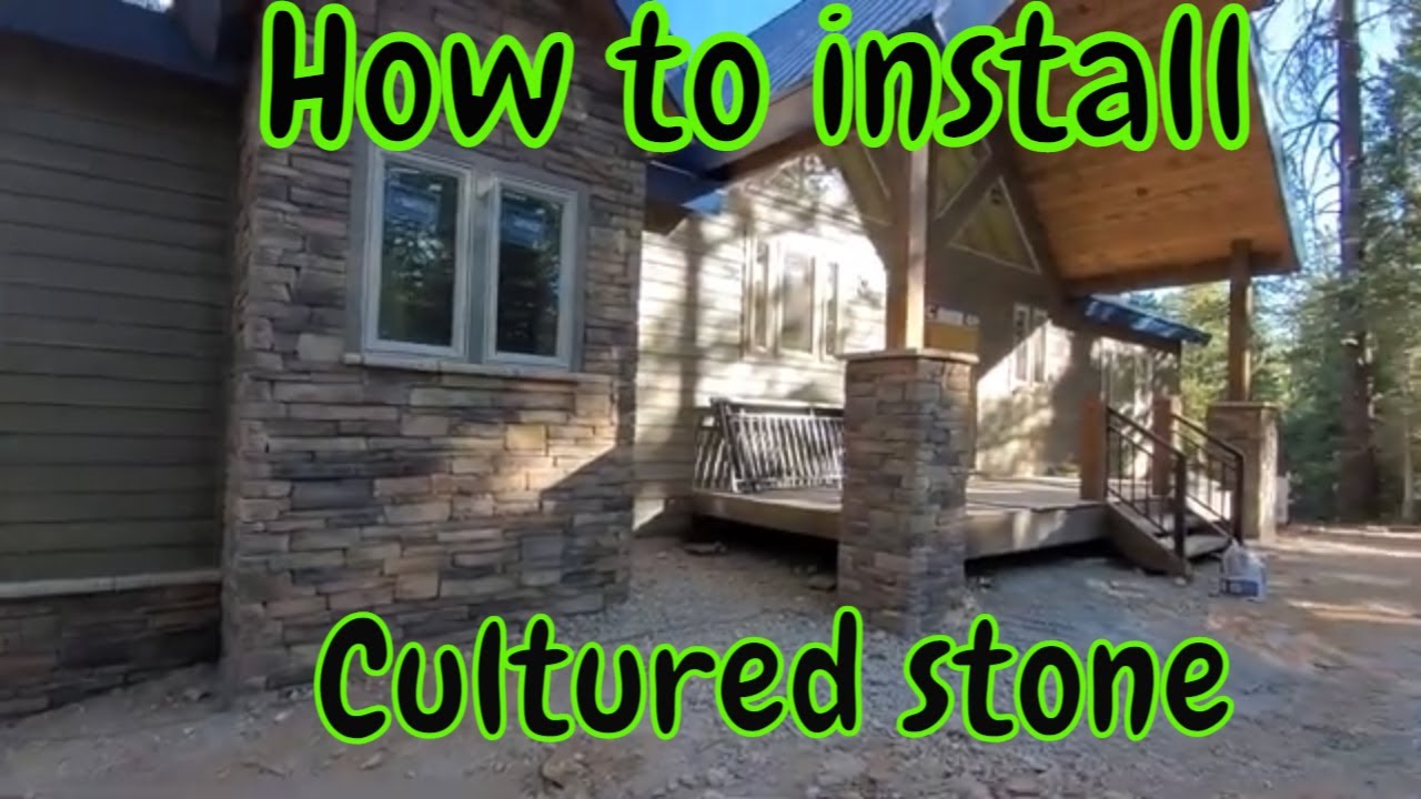 Installing Cultured Stone on existing concrete foundation