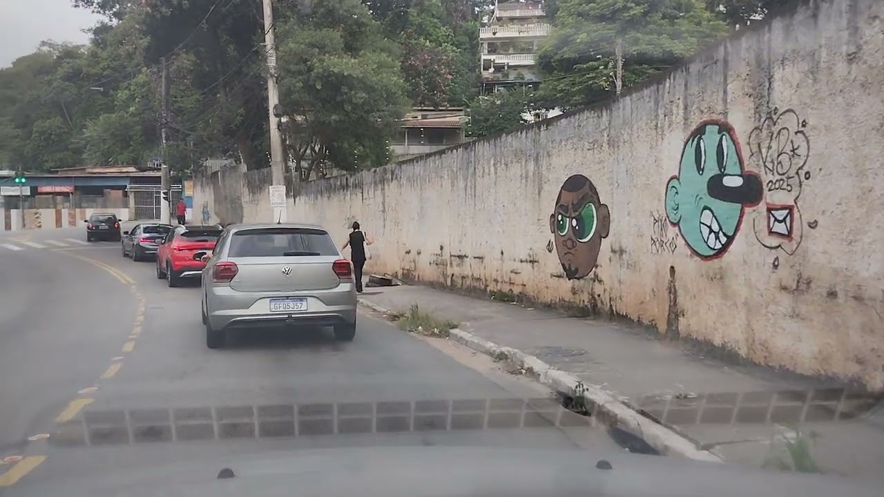 Dirigindo pela zona sul de São Paulo
