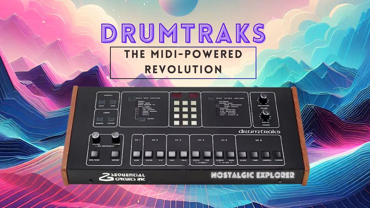 SEQUENTIAL CIRCUITS DRUMTRAKS: MIDI DRUM-МАШИНА, КОТОРАЯ ПОТРЯСАЛА В 80-Х | ДЕМОНСТРАЦИЯ И ИСТОРИ...
