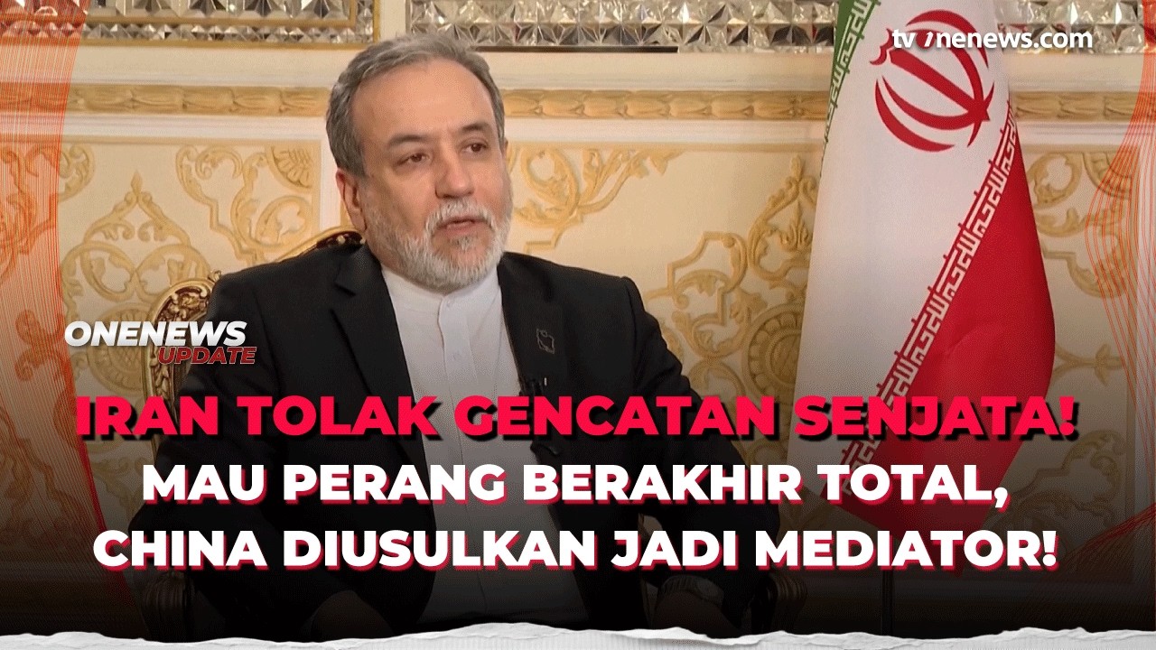 Iran Tolak Gencatan Senjata! Menlu: Kami Mau Perang Berakhir Total, Bukan Jeda! | OneNews Update