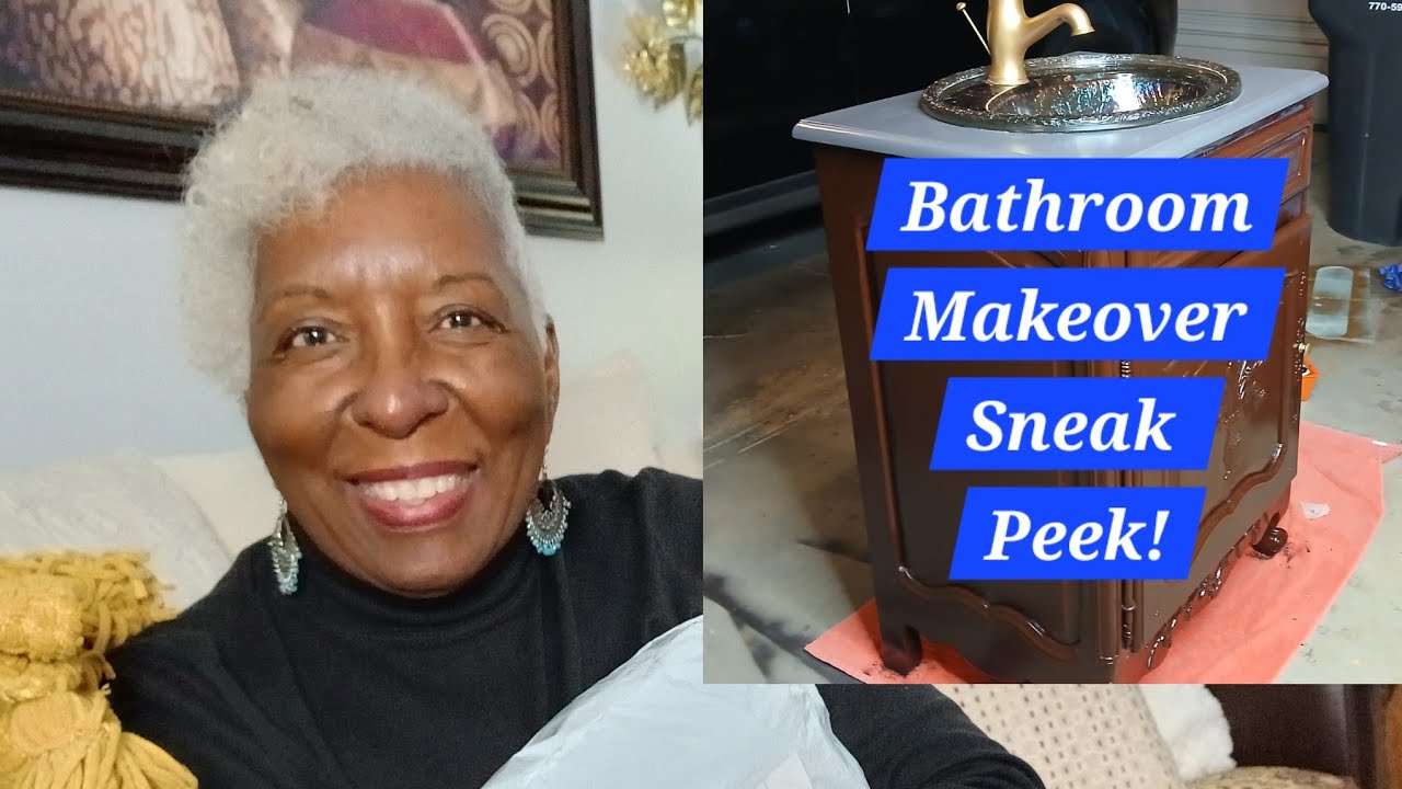 BATHROOM MAKEOVER SNEAK PEEK! GETTING LOTS DONE!