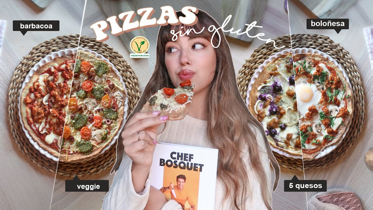 PIZZAS SALUDABLES (sin gluten y vegetarianas) l Recetas de Chef Bosquet