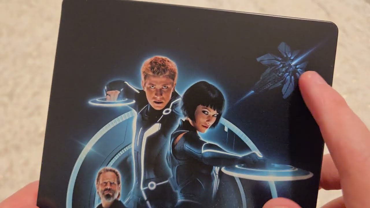 Tron Legacy 4K Blu-Ray Steel Book Unboxing