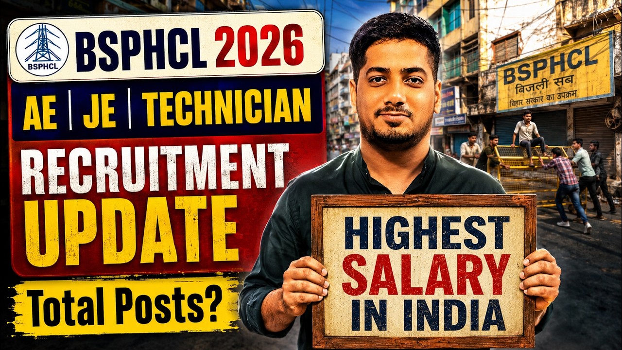 BSPHCL NEW Vacancy 2026 | BSPHCL New Update | BSPHCL Technician Grade 3 | BSPHCL JE
