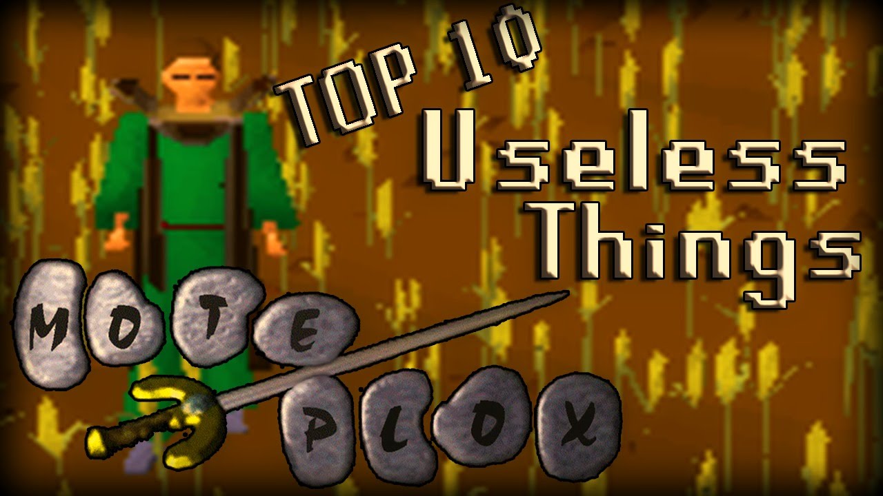 Top 10 Most Useless Things In RuneScape