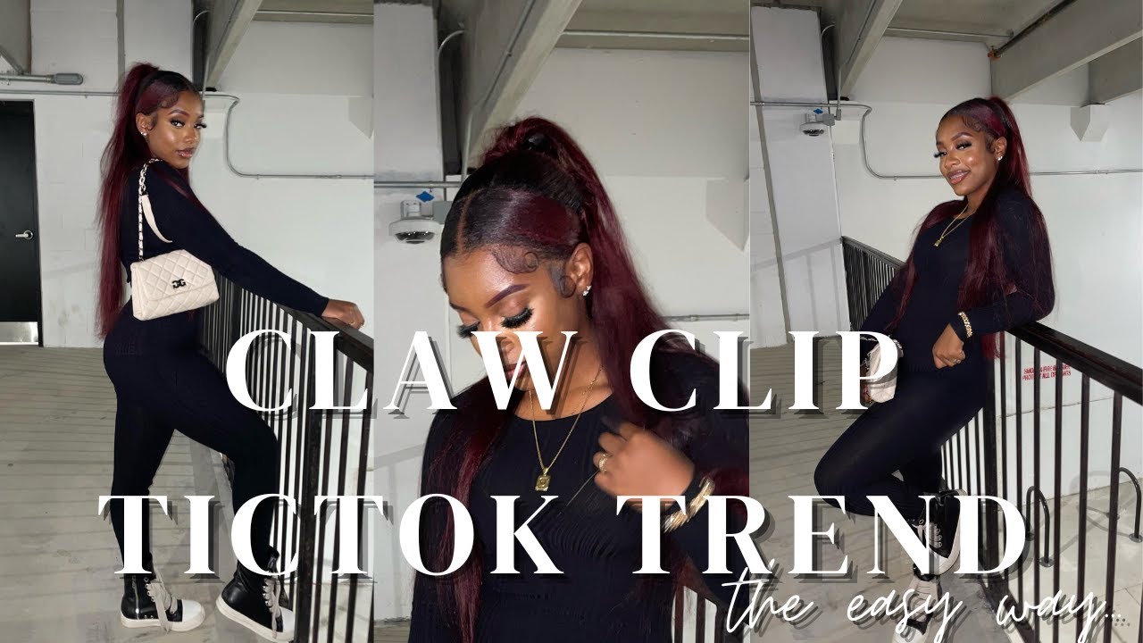 WATCH ME DO EASY CLAW CLIP TIKTOK TREND💕