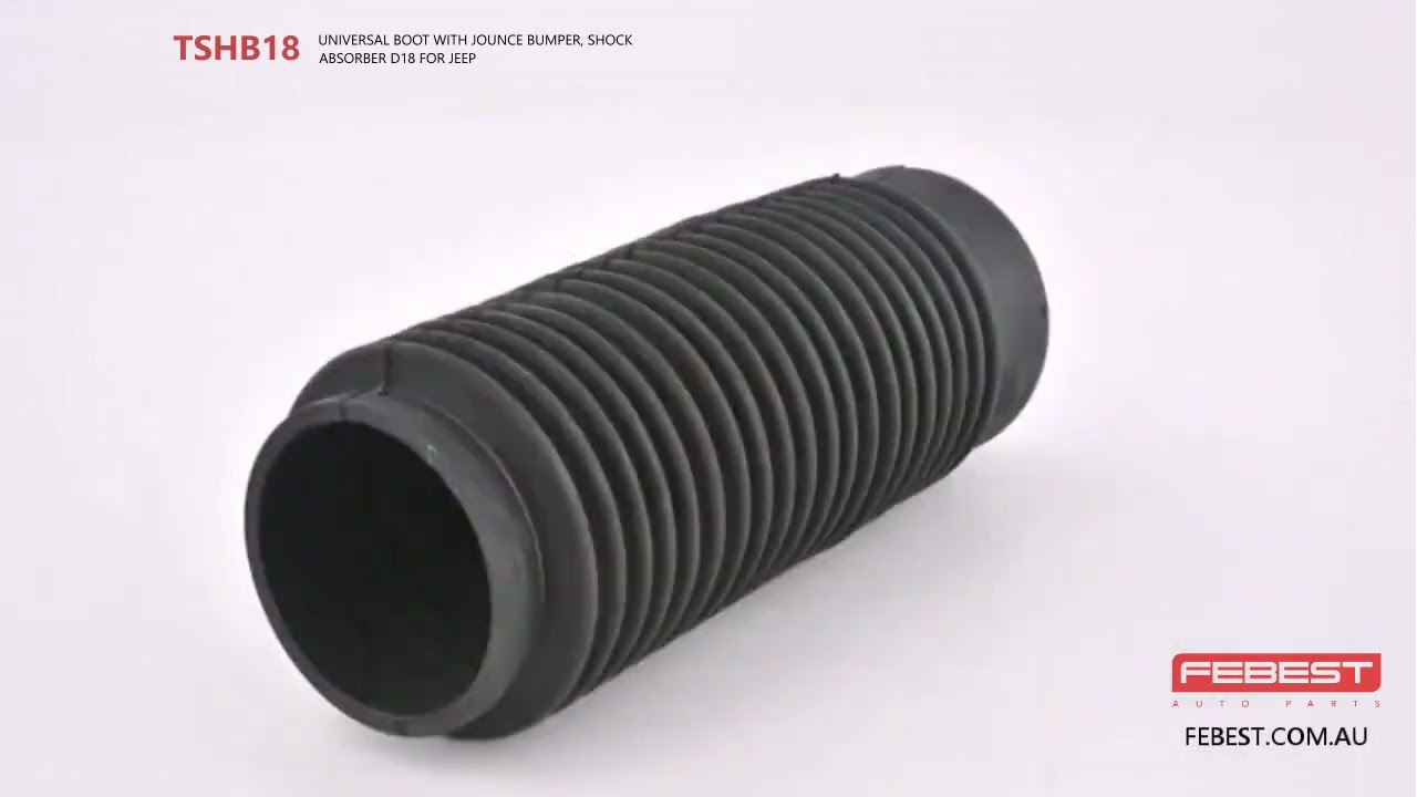 TSHB18 UNIVERSAL BOOT WITH JOUNCE BUMPER, SHOCK ABSORBER D18 FOR JEEP