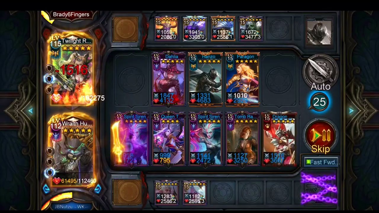 Deck Heroes  - the biggest battle so far.  long and intense.  just luck!!