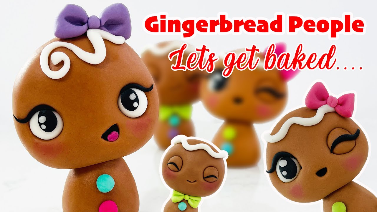 Creating Holiday Magic: Festive Gingerbread Man Cake Topper Tutorial