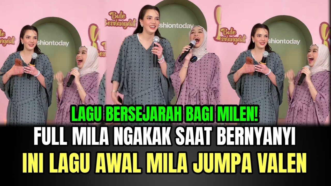 AUTO BAPER! Mila Nyanyikan Lagu Awal Jumpa Valen, Mila dan Owner Ngakak Saat Bernyanyi!