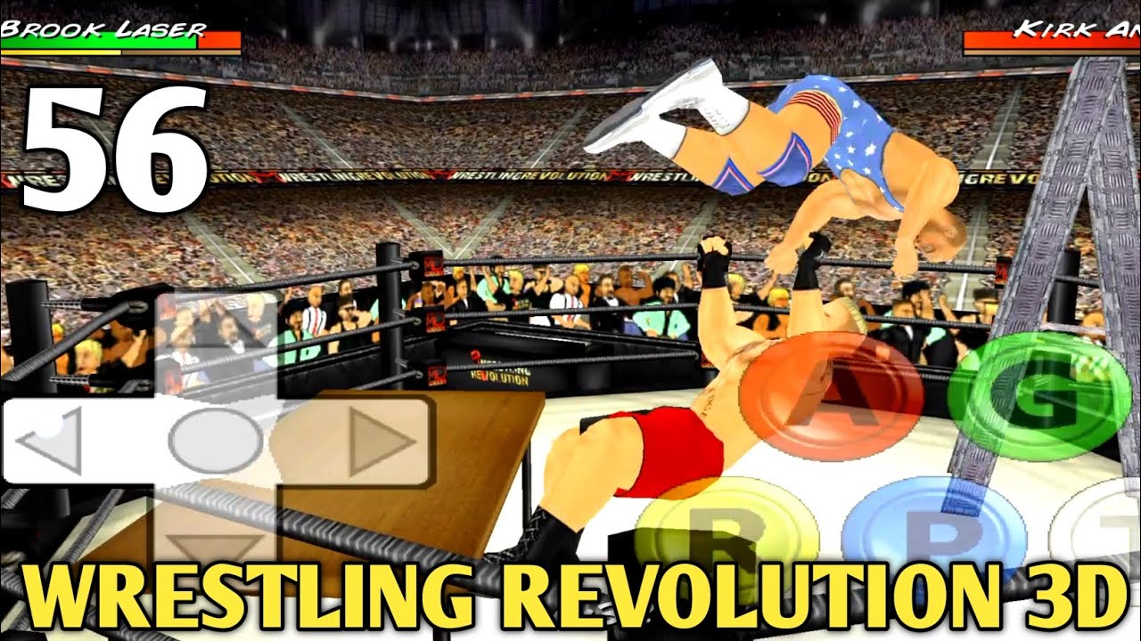 Wrestling Revolution 3d Gameplay || fight games || Wrestling Career || Fight - 56