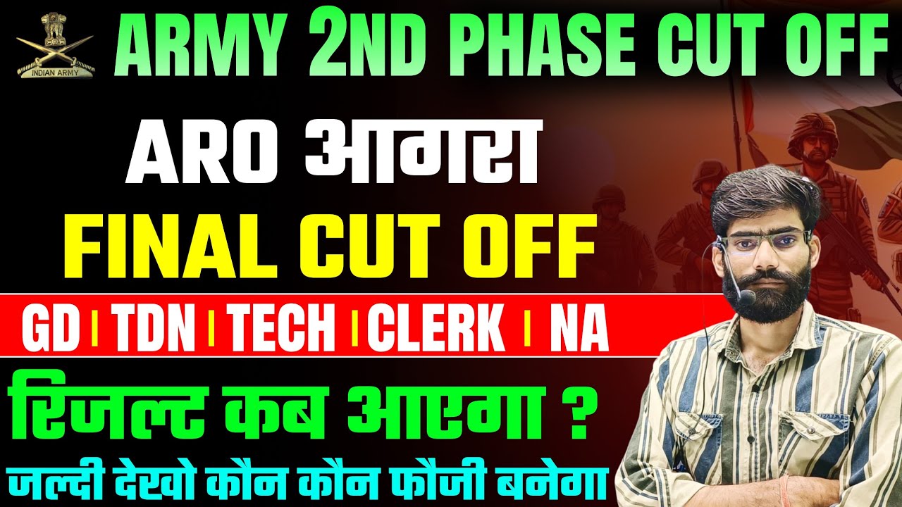 Agniveeer Agra Aro Final Cut Off  ! Agra Aro Ka Final Cut Off ! Agra Aro Physical Date 2026